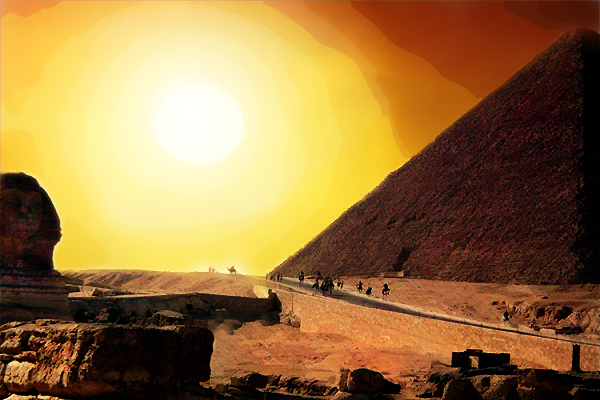 Sun Egypt Sphinx Pyramid Tour