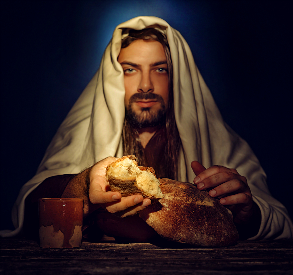 clip art jesus breaking bread - photo #7