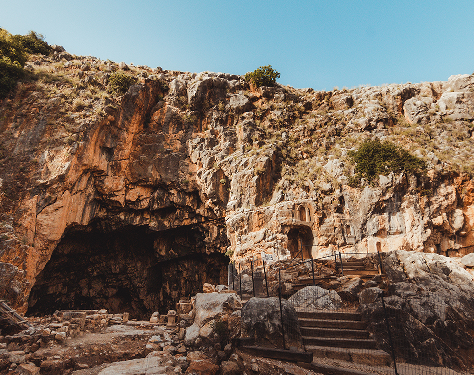 The Cave and Temple of Pan at Caesarea Philippi with Steven Rona of Israel Revealed.