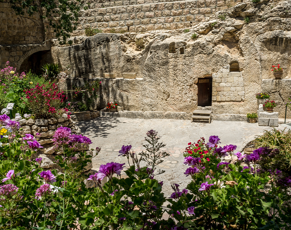 The Garden Tomb in Jerusalem with Steven & Daniel Rona of Israel Revealed.